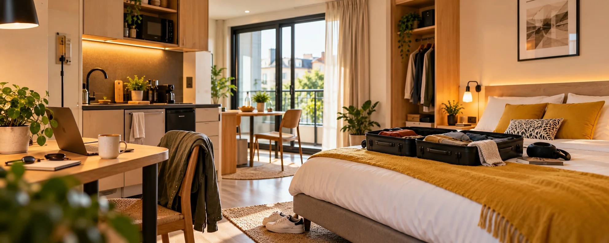 Studio meublé équipé pour un séjour d'un mois à Niort
